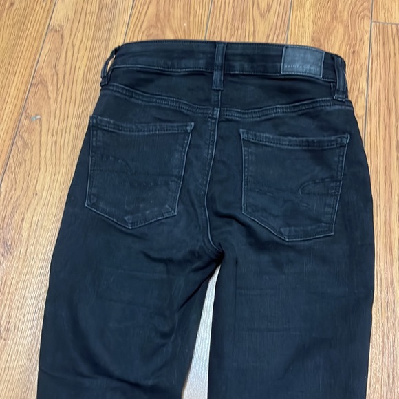 American Eagle Outfitters black super high rise jeggings - Picture 2 of 6